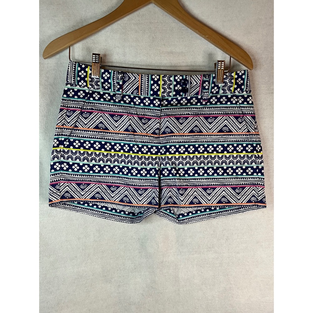 Vineyard‎ Vines Women's Sz 2 Shorts Geometric Multicolored Pattern Beach Resort